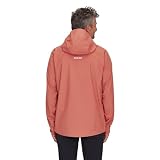 Mammut Męska kurtka hardshellowa, z serii Alto Light, S, pomarańczowa, kurtka z kapturem, kurtka funkcyjna, z DRYtechnology 2,5 l, Brick, S