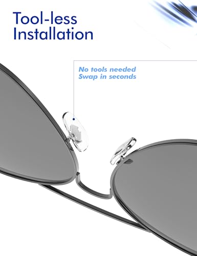 Embouts de nez pour Ray-Ban RB3025 Saucer pour le plein air