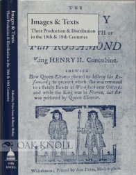 Hardcover Images & Texts: Their Production and Distribution in the 18th and 19th Centuries (Print Networks) Book