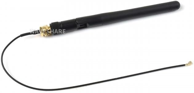 Waveshare Compatible Antenna for Raspberry Pi Compute Module 4/5, Supports 2.4G/5G WiFi Frequency Band, External Antenna For CM5/CM4/ESP32, with SMA Male Central Pin Connector