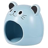 Cachette en céramique pour hamster : idéale pour les canapés, les lits pour animaux de compagnie, la voiture les voyages en plein air. vous pouvez également l'emporter sur une chaise partout où vous le souhaitez.