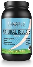 Natural Isolate-Strawberry 2.5lbs Microfiltered Whey Protein Isolate from grass fed cows. No Artificial Preservatives, Sweeteners, Gluten, Hormones, Transient Fats, Soy…
