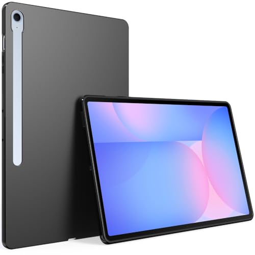 Puxicu Case for Samsung Galaxy Tab S10 FE 10.9 Inch 2025 Model, Slim Design Matte TPU Rubber Soft TPU Protective Cover for Galaxy Tab S10FE 5G 10.9" (Model SM-X520/X526B/X528U), Black