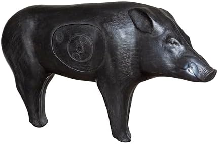 Real Wild 3D Black Boar Archery Target with ASA and IBO Scoring