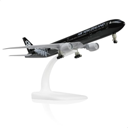 QIYUMOKE 1/300 Boeing 777 New Zealand Diecast Metal Airplane Model with Stand -777 Airplane Model...