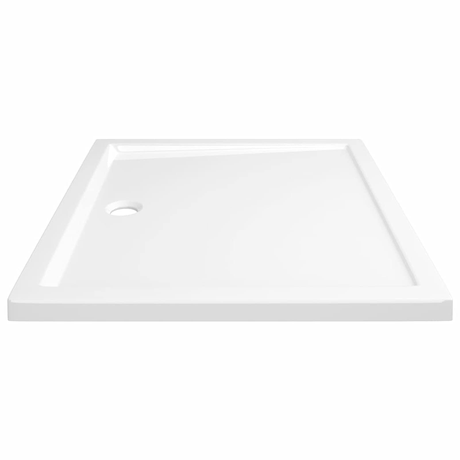 Plato de Ducha Rectangular Blanco ABS 80x90 cm Inodoro Completo Cabina Ducha