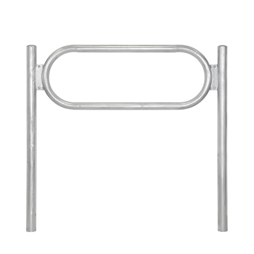 Baumarktplus Fahrradanlehnbügel 34863 für 2 Fahrräder Grau