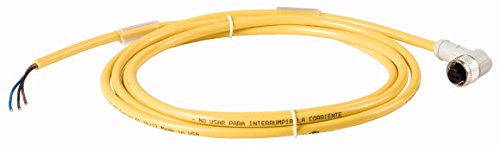 Eaton CSDR4A3CY2210 Cables de Conexión, Abierto, Conector Hembra Acodado, 3 Hilos, 10000 mm Longitud