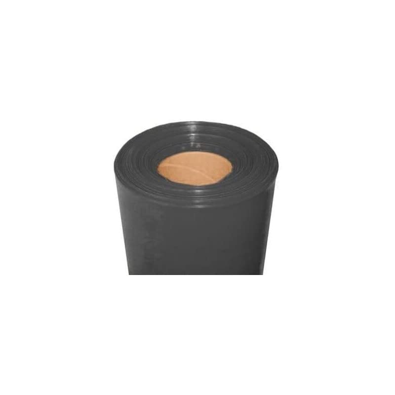 Film plastique d'étanchéité sous-dalle en polyéthylène noir Type 200, 4x25m