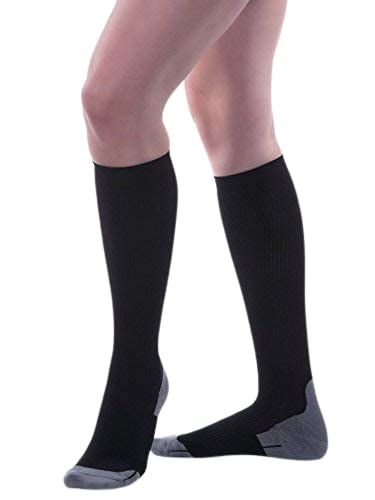 Image of Allegro 15-20mmHg Athletic 387 Recovery Compression Sock for Exercise, Running, Comfortable Support Garments