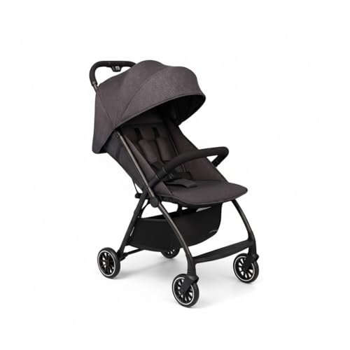 Image of Mothercare Baby Stroller Pram, 360 Swivel Wheel, 5 Point Safety, Grey