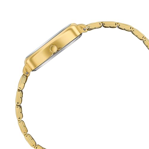 Image of Sonata Festive 2.0 Quartz Analog with Mother of Pearl Dial Gold Sheet Metal Strap Watch for Women - 87108YM01
