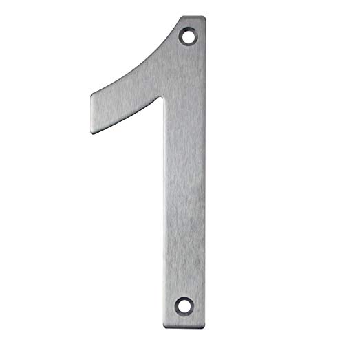 IBOO Edelstahl-Hausnummer zum Anschrauben, schwebende Optik,...