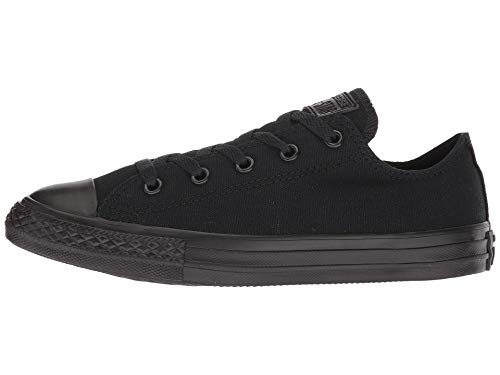 Converse Girl's Low-Top, Black, 6 us4