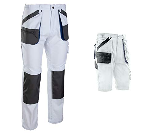 Brixton - Pantalon de travail 2 en 1 - Blanc, Weiß, 54