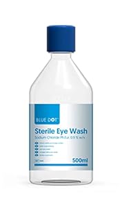 Blue Dot sterile Augenspüllösung, 500 ml Flasche