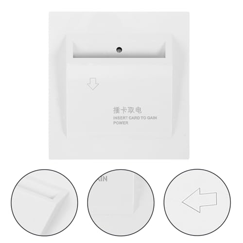 Panel de tarjeta llave para hotel sensor PC blanco Healeved control de electricidad 7