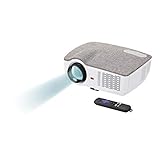 Onn Projector 720p lumens Portable w/ Roku Streaming Stick (Renewed)