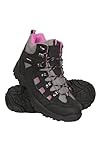 Mountain Warehouse Adventurer Womens Boots - Waterproof Rain Boots, Synthetic & Textile Walking Shoes - For Spring Summer, Hiking & Trekking Black Adult Shoe Size 5