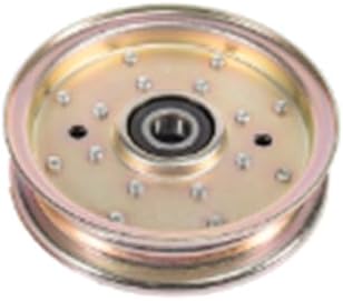 Replacement Flat Idler Pulley fits Some Exmark Lazer Z and Toro Z Master Mower, Replaces Codes 116-4665, 126-9187 and 136-5405