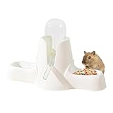 Gwtdtoad Botella de Agua de Guinea,Fuente de Agua para hámster - Botella de Agua para hámster | Botella de Agua con solución para Beber sin Goteo, con Soporte para hámster, jerbos, Ratones, Degus,