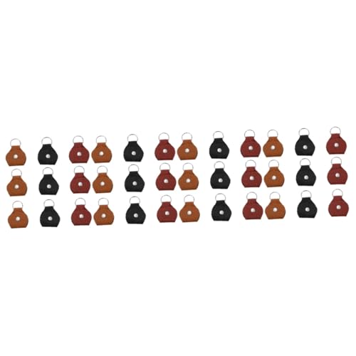 SUPVOX 4sets Ukulele Pick Holder Guitar Pick Holder Bag Plectrum Storage Container Guitar Accessory Case 9pcs*4