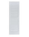 Perfect Shutters Premier Louver Exterior Decorative Shutter, 15" x 39", Paintable