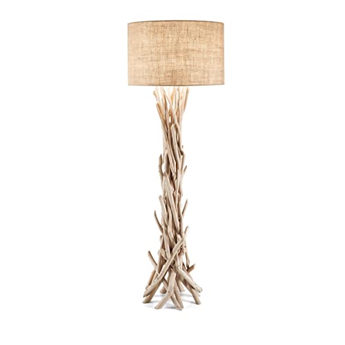 Lampadaire en bois flotté Driftwood Ideal lux