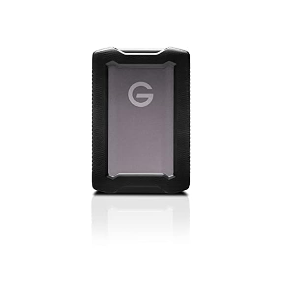 SanDisk PROFESSIONAL G-DRIVE ArmorATD 4 TB mobile Festplatte, All-Terrain Festplatte, USB-C-fähig, 135 MB/s, für Mac und Windows, wasser- und staubfest