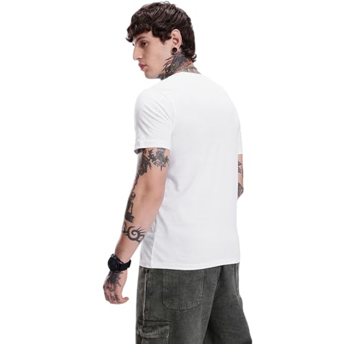 Image of Amazon Brand - INKAST Men Printed Half Sleeve Cotton T Shirt | Regular Fit