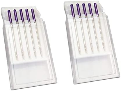 2packs(5pcs/Pack) Purple Tip Needles for Janome Sewing Machines