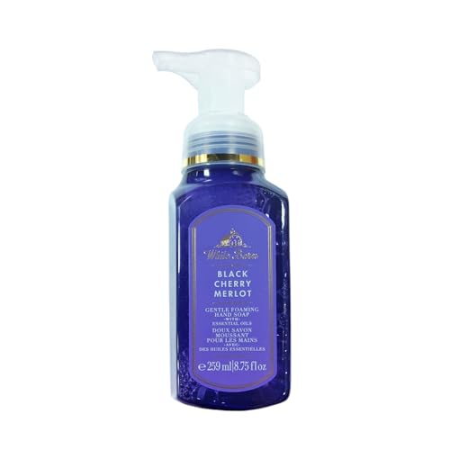 Bath and Body Works BLACK CHERRY MERLOT Gentle Gel Hand Soap 8 Fluid Ounce