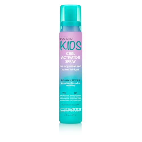 GIOVANNI Eco Chic KIDs Activador de Rizos Spray 5 Fl Oz