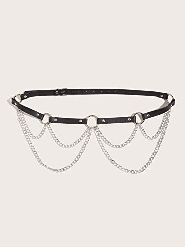 Floerns Women's One Piece Leather Belt Party for Dress Cocktail Party Thin Belt2