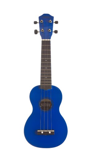 Ukulele Noir By Baton Rouge – blue hochglanz mit Tasche - Les Beatles, Paul McCartney, John Lennon, RIngo Starr, George Harrison Ukulele Noir By Baton Rouge - blue hochglanz mit Tasche