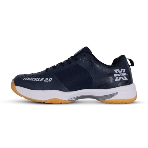 Image of Vector X Unisex Badminton Shoes|Indoor Outdoor Court Sneaker|Breathable Mesh with TPU Fusing Upper + Rubber Outsole for Superior Grip|Boots for Men Women Adult Youth