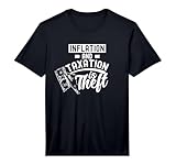 Mens Inflation and Taxation is Theft Stagflation Money Printing Performance T-Shirt