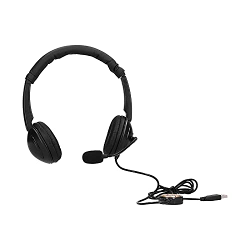 OY359 USB Wired Telephone Headset, Digital Audio Headphone with Microphone, Noise Reduction, Fit, for Call Centers, Webinars, an