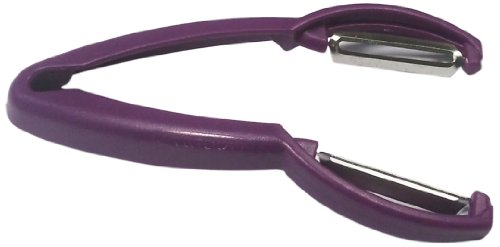 Fackelmann 41979 Vegetable Peeler 2 in 1 Aubergine/Black