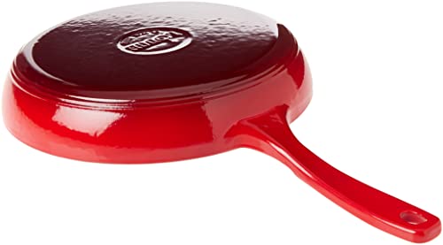 Lodge Essential Enamel Cast Iron Skillet, 11 Inches, Red - image 4
