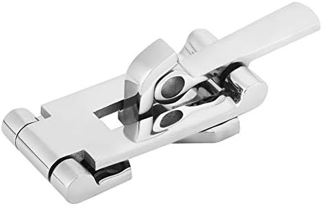 Juego de hebilla de barco, abrazadera de escotilla de bloqueo antitraqueteo de acero inoxidable 316 120MM