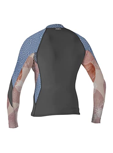 Chaqueta de Traje de Neopreno con cierre completo para mujer, Bahia 1/0.5mm, color Gris/Desert Bloom/Drift Blue, talla 12 miniatura 3