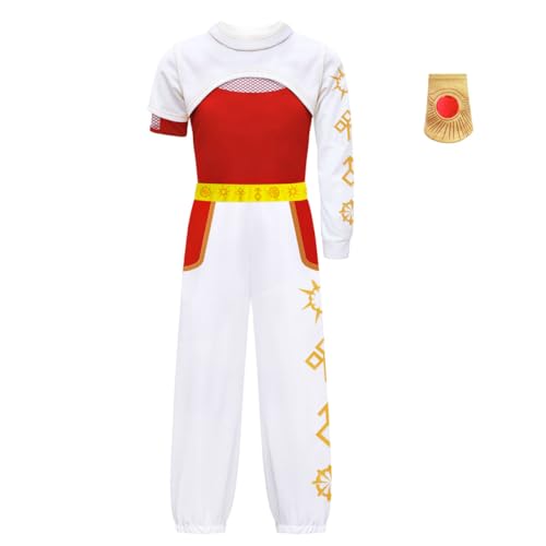 Kids Girls Zombies Character Costume with Wristband, 4-14 Years2