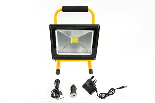 Narain Solar & Lighting UK - Rechargeable Work Lights - Portable Camping Floodlight - 30W