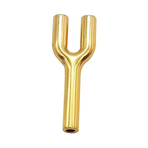 Charlies Rocket Special Dual Snuff Tube MAX 420 GOLD Double Strow Twin Nasal Cover