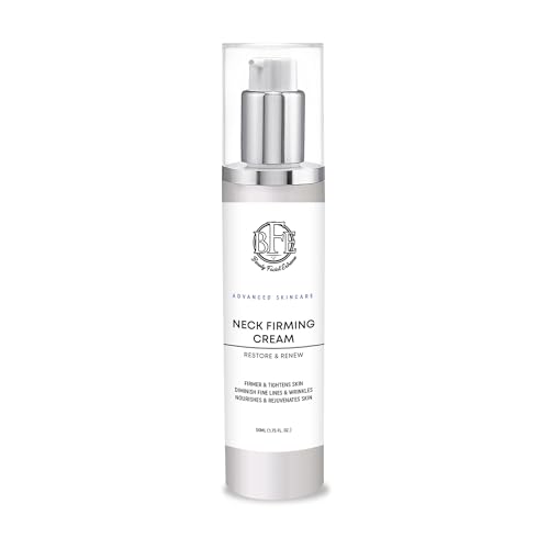 Beauty Facial Extreme Neck Firming Cream - Tightening and Firming Neck, chest & Décolleté Lines, Visibly Reducing Sagging, & Crepey Skin. Anti-Aging Moisturizer Smooths Away Fine Lines & Wrinkles.