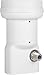 Produktbild Megasat High Gain Single LNB  Universal-LNB (für 1 Teilnehmer, ideal für schwer empfangbare Satelliten, hohe Signalverstärkung von 70 dB)  Weiß