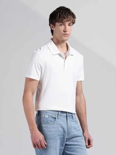 Image of Solid Slim fit Cotton Polo t-Shirt