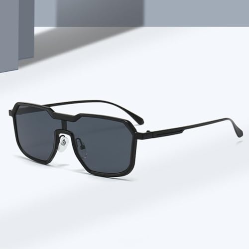 Lunettes de soleil rétro homme monture métal Thé doré Taille unique