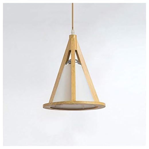 LED-pendellampa modern, Trä singel ljuskrona, modern taklampa upphängning lampa, kök tak belysning LED Japansk stil lampa for kök matsal hall hängande pendant ljus modern ljuskrona
